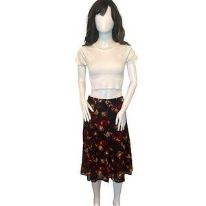 Avenue Floral Midi Skirt
